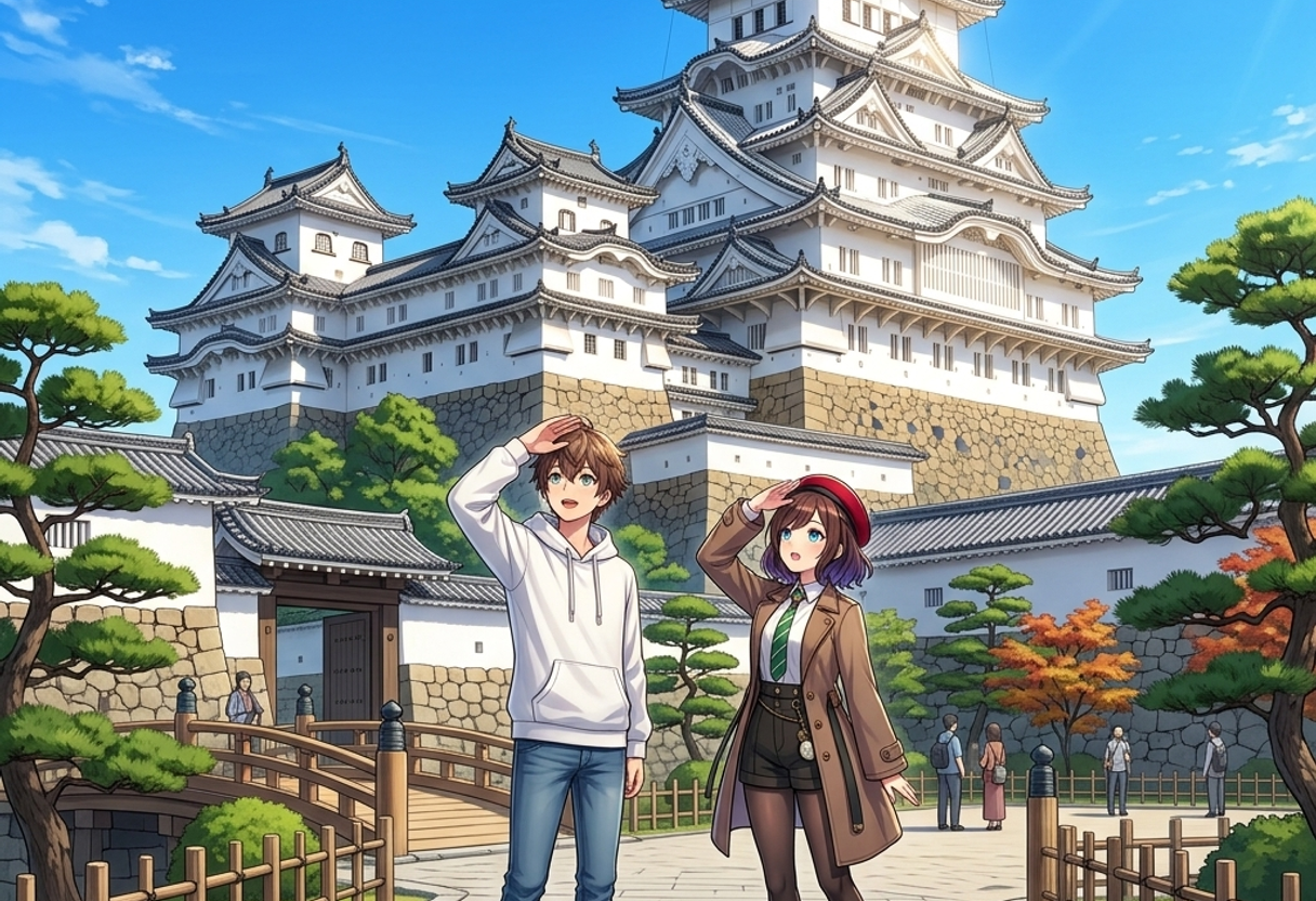 白鷺城の白さ