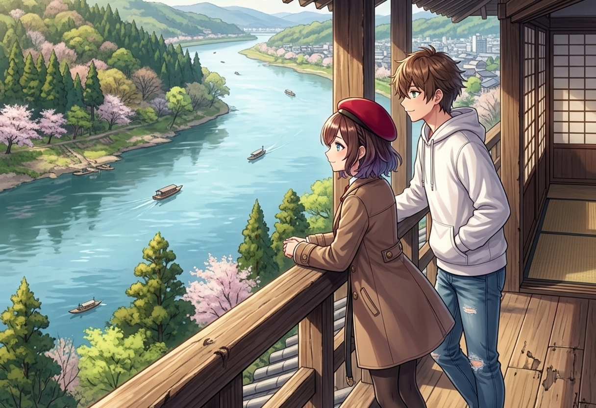 木曽川の絶景