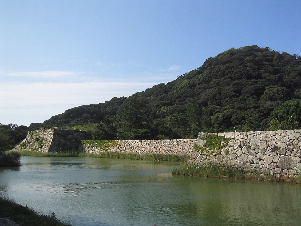 萩城 天守台