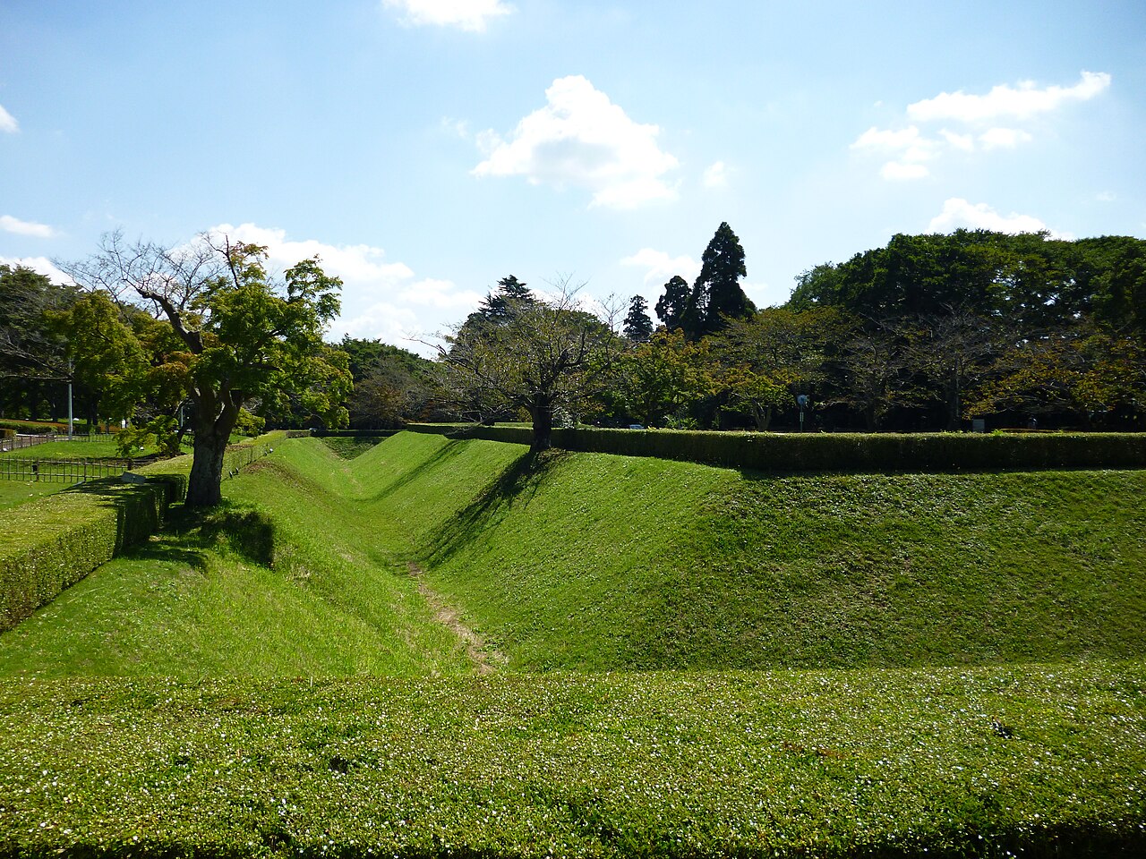 佐倉城 薬研堀の遺構